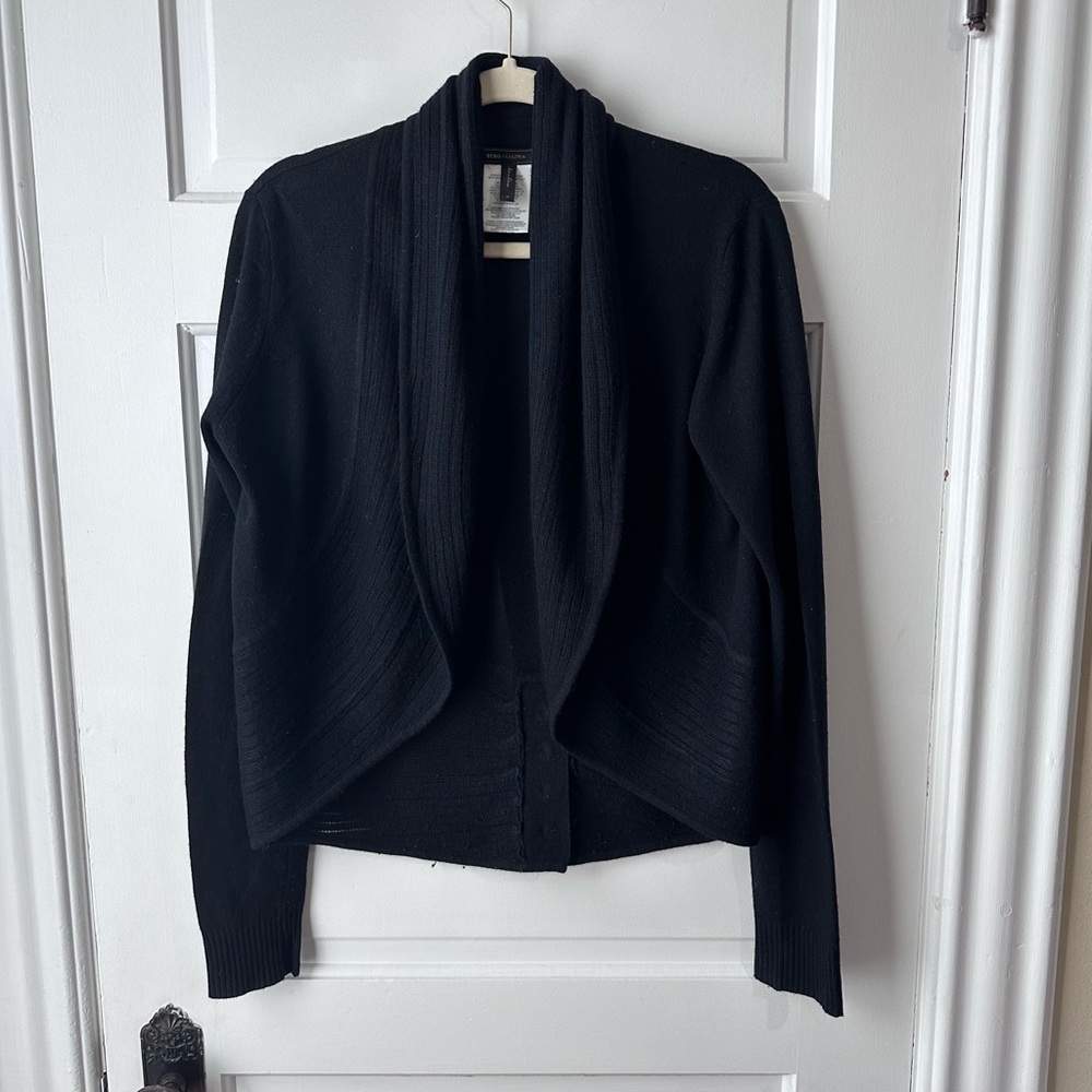 BCBG Maxazria  Black Cardigan Sweater size M